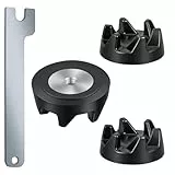 VZU 3x Kupplung 9704230 Ersatzteile für KitchenAid Modellen KSB52, KSB5, 5KSB52, 5KSB5, Blender Coupler Ersatzteile für Kitchen Aid, Inklusive Montageschlüssel