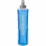 Salomon Soft Flask 250ml/8oz 28 Unisex Soft-Trinkflasche, Komfort, Ventil mit hoher Durchflussrate, Einfach zu handhaben, Blau