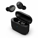 JLab Go Air Pop+ In Ear Kopfhörer kabellos Bluetooth, True Wireless Kopfhörer, 35+ Std Headphones, kabellose Ohrhörer, Earbuds mit Mikrofon, USB-C Ladebox, Dual Connect, EQ3 Sound, Mitternachtsschwarz