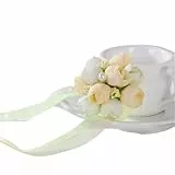 4 Stück Rosen-Handgelenk-Korsagen, Handblumen, Brautjungfern, Seide, Hochzeit, Brautaccessoires, Dekoration