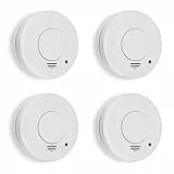 Smartwares Rauchmelder - Optischer Sensor - TÜV geprüft - Auswechselbare Batterie 5 Jahre - Testtaste - 85 dB - FSM-11514