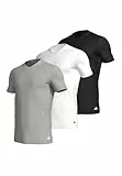 adidas Herren Unterwäsche V Neck Shirt (3PK) - Active Core Cotton