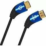 Oehlbach Shape Magic 40-8K Ultra High Speed 2.1 HDMI-Kabel - Zertifiziert 48 Gbps (40 Grad Winkelstecker 3-Fach Schirmung OFC Kupfer Vollmetallstecker) schwarz - 1m