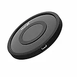 XLayer Powerbank Wireless Charging Pad, induktive Ladestation für induktionsfähige Smartphones und Tablets, Schwarz