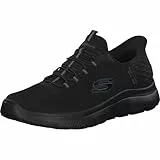 Skechers Herren Low-Top Sneaker Summits HIGH Range, Männer Slip-On,Sportschuhe,Slip-ons,Skater,Low-top,Slipper,Mokassins,Schwarz BBK,45.5 EU