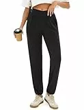 Terecey Yogahose Damen Trainingsanzug Hose Lang Komfortable Yoga Hose Haremshose Jogginghosen Locker Pilates Weit Sweatpants für Training Casual