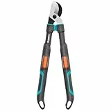 Gardena Astschere TeleCut Pro S, Teleskop-Astschere für frisches Holz bis 50 mm, verlängerbar bis 670 mm, präzisionsgeschliffene Klingen, PowerCoating für saubere Schnitte (12040-20)