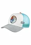 Coastal Trucker Cap The Glow Weiß Türkis, Size:ONE Size