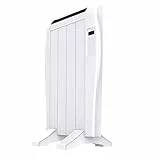 Cecotec Flachheizkörper mit Wi-Fi-Steuerung ReadyWarm 800 Thermal Connected. 600 W, 4 Rippen, LED-Bildschirm, Fernbedienung, programmierbarer Timer, Temperaturwahl, 8 m² Abdeckung