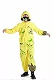 Ciao- Biohazard Radioactive Child suit costume disguise boy (Size 8-10 years), Gelb