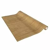 Vénilia Klebefolie Deco Standard, Eiche hell Holzoptik, 45 cm x 2 m, selbstklebende Möbelfolie, Dekofolie, Küchenfolie, Tapete, PVC ohne Phthalate, Made in EU