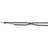 TRIXIE Hundeleine Cavo V-Leine L–XL, 2,00 m ø 18 mm in Black- verstellbare Leine für Outdooraktivitäten - für große bis sehr große Hunde - 143603