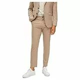 SELETED HOMME Men's SLHSLIM-Neil TRS B NOOS Anzughose, Sand, 46