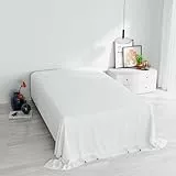 Italian Bed Linen Max Color Oberlaken, Weiß, Kleine Doppelte