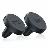 YOSH Handyhalterung Auto Magnet Lüftung, Magnetische für Lüftungsgitter, Ultra-Kompakt Handyhalter Auto mit Starken Magneten, Universal KFZ für iPhone Samsung Pixel & andere Geräte (2 Stücke)