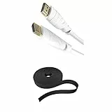 KabelDirekt – 4K HDMI-Kabel + Klett Kabelbinder