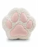 NICI Kissen Pfote 35x35cm - weiß - Flauschiges Kuscheltierkissen für Kinder und Erwachsene, Plüschkissen ideal für Zuhause, Kindergarten oder unterwegs - 63079