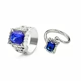 JUSONGKWCP 2 BlackButlers Cosplay Ringe Anime Figur BlackButlers Accessories Rings Jewelry Verstellbarer Ring Mit Öffnung