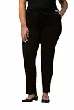 Ulla Popken Damen Hose BHs, Schwarz, 50-52 EU