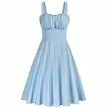 Belle Poque Damen Ärmelloses Cocktail Party A-Linien Kleid BP0380S22-03_0XL