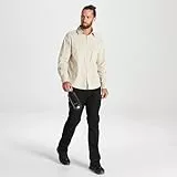 Craghoppers Herren Kiwi-Langarmshirt Wander-Shirt, Oatmeal, L EU