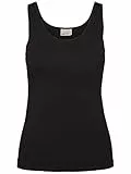 VERO MODA Damen VMMAXI My Soft UU Tank NOOS Top, Schwarz (Black), 40 (Herstellergröße: L)