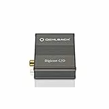 Oehlbach Digicon C/O - Digitaler coaxial-Optical Audio-Wandler (Wandlung von Coaxial auf Optischen Audio-Signalen) - metallic braun