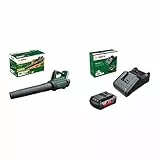 Bosch Home and Garden Akku-Laubbläser AdvancedLeafBlower 36V-750, Classic Green + Starter-Set 36V (1 Akku 36V 2,0 Ah, Ladegerät AL 36V-20, im Karton)