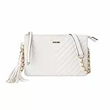 Gladdon Kleine Umhängetaschen für Damen Cross Schultertaschen Clutch Umhängetasche Frauen Cross-body-Taschen Sling Messenger Bag Cossbody Handytasche(Beige)