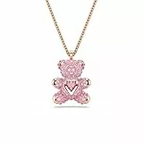 Swarovski Teddy Anhänger, Bär, Rosa, Roségold-Legierungsschicht