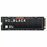 WD_BLACK SN850X NVMe SSD mit Heatsink 2 TB interne SSD (Gaming Speicher, PCIe Gen4-Technologie, Lesen 7.300 MB/s, Schreiben 6.600 MB/s) Schwarz