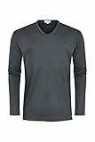 Mey Nachtwäsche Serie Melton Herren Homewear Shirts Soft Grey S(48)