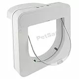 PetSafe Petporte Smart Flap Mikrochip Katzenklappe - Fortschrittliche Technologie, Chiperkennung - Für Wand- & Türmontage geeignet - Weiß
