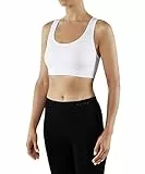 FALKE Damen Sport-BH Madison Low Support W Sb Funktionsmaterial für niedrigen Aktivitätslevel 1 Stück, Weiß White 2860, M