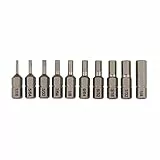 Wiha 72596 10-teiliges Sechskant-SAE-Bit-Set