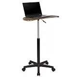 Flash Furniture Mobiler Laptop-Schreibtisch, Walnussholz