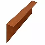 innogard Schneckenzaun Cortenstahl 100cm x 25cm – Schneckenschutz Metall ohne Chemie – Schneckenbarriere für Beet & Hochbeet, Beeteinfassung, Schneckenabwehr, langlebig, natürliche Rostoptik