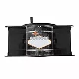 Brrnoo Manueller Kartenmischer, Pokerdeck, Casino-Tool, Einfach, Bequem, Leises Design, Schlafzimmer, Wohnzimmer, Büro, Campingausflug, Kompakt, Langlebig (Black)