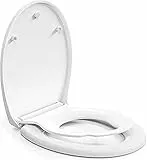 Pipishell WC Sitz, Toilettendeckel mit Absenkautomatik, Magnetisch zu befestigenden Toilettensitz für Kinder, einfache Montage Antibakteriell WC Sitz Kinder mit Quick Release Funktion, PIBTC04-E-N1