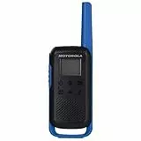 Motorola Talkabout T62 PMR-Funkgeräte (2er Set, PMR446, 16 Kanäle und 121 Codes, Reichweite 8 km) blau
