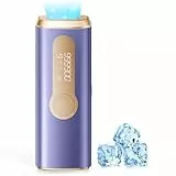 Haarlosy IPL Geräte Haarentfernung Laser für Damen und Herren – 10 °C Eiskühlkontakt zu Hause für Schmerzfreie und Langanhaltende Ergebnisse, 86% Haarreduktion in 3 Wochen für Körper, Beine, Bikini