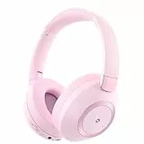 Lankey Sound Kopfhörer Kabellos Bluetooth, Over Ear Kopfhörer Noise Cancelling, 100 Std Spielzeit 5.3 Bluetooth Kopfhörer mit ANC Modus, Hi-Res Audio, Tiefer Bass, Rosa