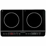 ProfiCook® Induktionskochplatte 2 Platten | heiß in Sekundenschnelle | 10 Stufen | Timer | bis 240°C Induktionsplatte doppelt | Induktionskochfeld 2 Platten | Induktionskochplatte | PC DKI 1067
