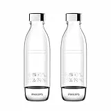 Philips Carbonating-Flaschen, 2 x 0,5 L, transparent