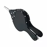 Tosnail Blasebalg für Kamin und Grill, Handblasebalg Luftbläser für Kamin, Grill, Outdoor Camping, Holzofen, 43 x 19 cm Schwarz