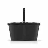 reisenthel carrybag frame mesh black – Stabiler Einkaufskorb mit viel Stauraum und praktischer Innentasche – Elegantes und wasserabweisendes Design