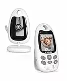 BOIFUN Babyphone mit Kamera, 2 Zoll 720P Monitor, Ohne WLAN, Nachtsicht, 2 Wege Audio, Vox-Funktion, Schallerkennung, Temperaturerkennung, Schlaflieder