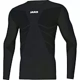 JAKO Herren Longsleeve Comfort 2.0, Schwarz, M