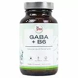 for you GABA + B6 - Hochdosiertes Gaba aus Fermentation mit dem Lactobacillus hilgardii & bioaktivem Vitamin B6-500mg Gamma-Aminobuttersäure pro Kapsel & bioaktivem Vitamin B6-90 Kapseln