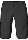 Schöffel Herren Shorts Grado M, wasserabweisende Radlerhose mit 4-Wege-Stretch aus recyceltem Material, Fahrradhose mit elastischem Bund und Oberschenkeltasche, black, 50